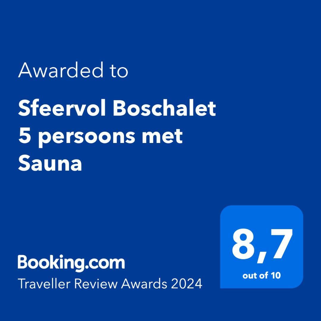 Sfeervol Boschalet 5 Persoons Met Sauna Фортайзен Екстериор снимка